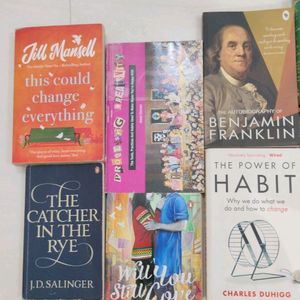 Set Of 10 English Novels