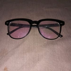 BLACK STYLISH ZERO POWER GLASSES!