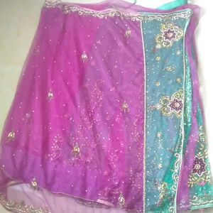 Partywear Ghagra Saree