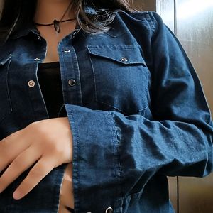 Dark Blue Shirt