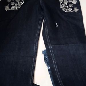 New High Weist Black Jeans