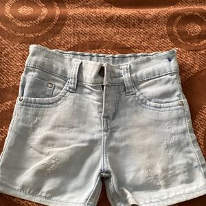 girl denim shorts good condition