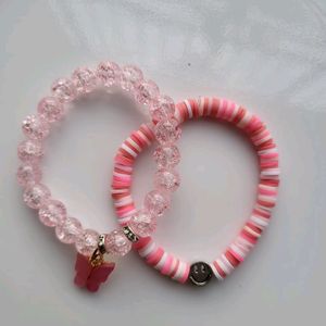 Pink Bracelet Stack