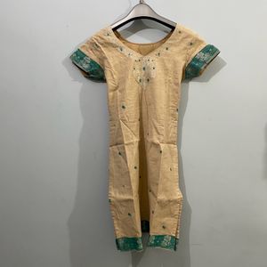 Banarasi Kurta With Churidar Pyjama