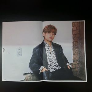 BTS Pens & 2 Unofficial Folded Posters of V & Rm