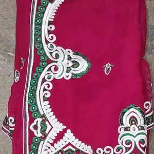 Heavy Embroidery Saree