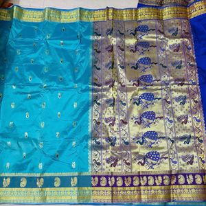 katpadar saree with blouse