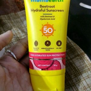 Mamaearth beetroot Sunscreen Spf 50+ Used 2 Time