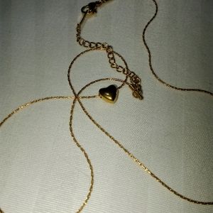 Heart Stainless Gold Chain