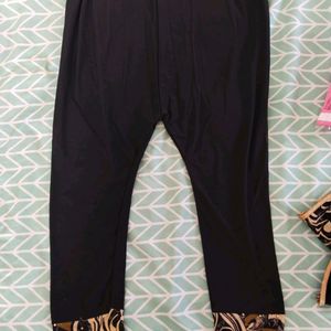 Black Gold Frock With Legging