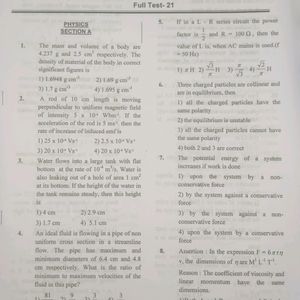 Complete NEET Test Paper – Wankhede Madam Academy