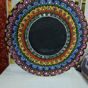 Mandala Art Photo Frame With Mirror Work