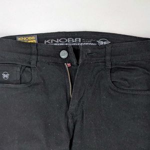 Men's Black Slim Fit Jeans (32)