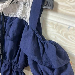 Dark blue cute top