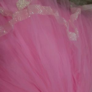 Beautiful Pink Barbie  Frock