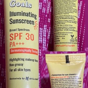 Glow Goals Illuminating Sunscreen - Unused