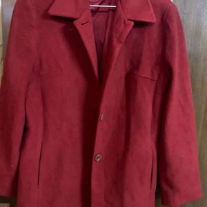 Red  Winter Coat For Women