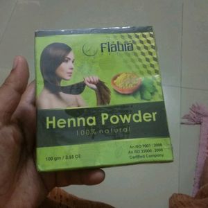 Flabia Henna Powder New, Unopened