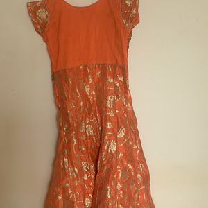 Orange Kurta Set