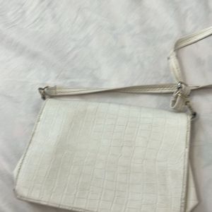 White Sling Bag