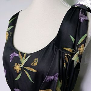 H&M Black Floral Dress