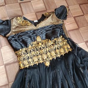 Black Heavy Party Wear Gown