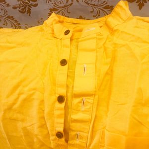 Yellow Kurta Men Chest 46