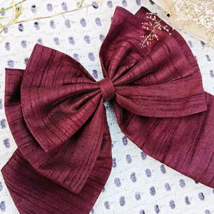 Marron Bow Clip