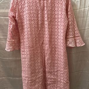 pink cute kurta