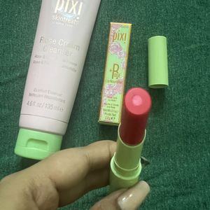 Combo PIXI Rose Cream Cleanse & +Rose Lip Balm