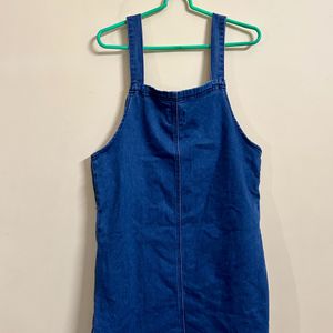 Denim Dungaree Dress