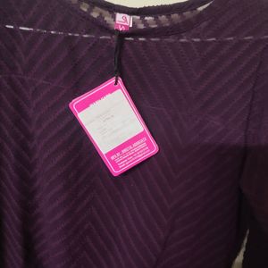 Synthetic Net Top With Tag Brand New