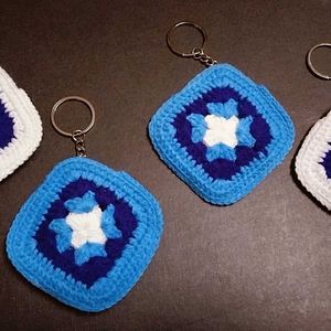 Combo Of 4 Coin Purse Keychain.