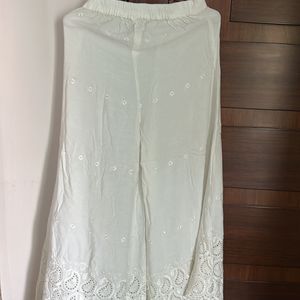 White Chinkari Palazzo