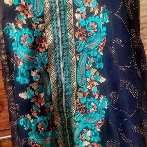 Pakistani Kurti With Beautiful Full Embroidery.