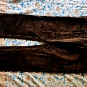 women Brown soft cotton jeans