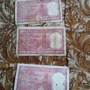 Low Coins Deal:- Rare Old Two Rupees 3 Notes