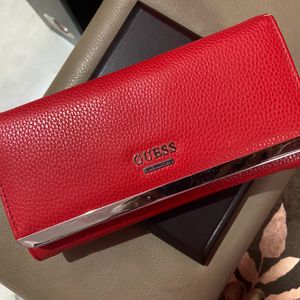 ORIGINAL GUESS RED WALLET