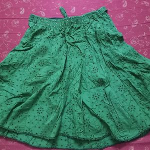 Green Skirt Size 28