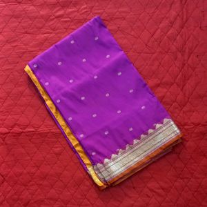 Purple Beautiful Saree ✨️