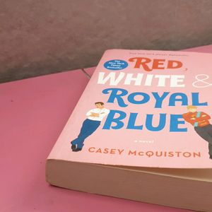 RED WHITE AND ROYAL BLUE BOOK