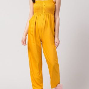 Solid Women Jumpsuit