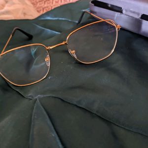 Golden Fashion Glasses