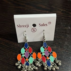 Multicolour Silver Indian Jwellery