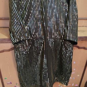 New Black Fully Party Wear Kurta