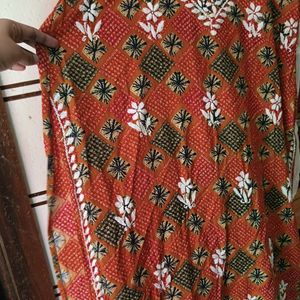 Chikankari Kurti Pant Set