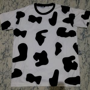 Cow Print Tshirt XL