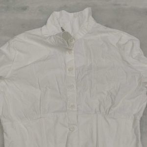 White Corset Shirt