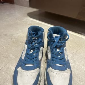 Blue High End Sneakers