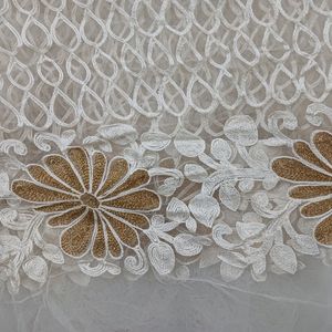 White Cotton Thread Work Net